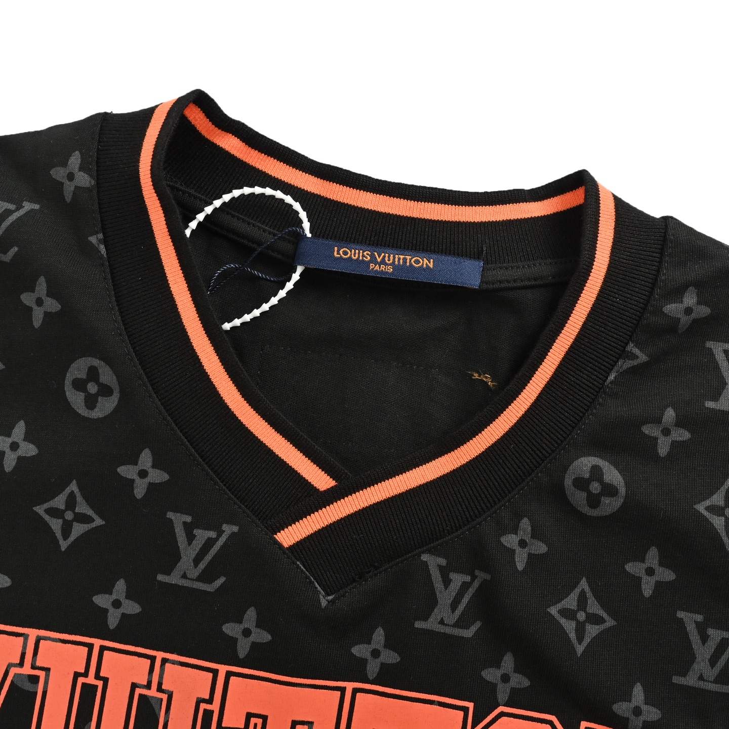 Vuitton 00 print T shirt