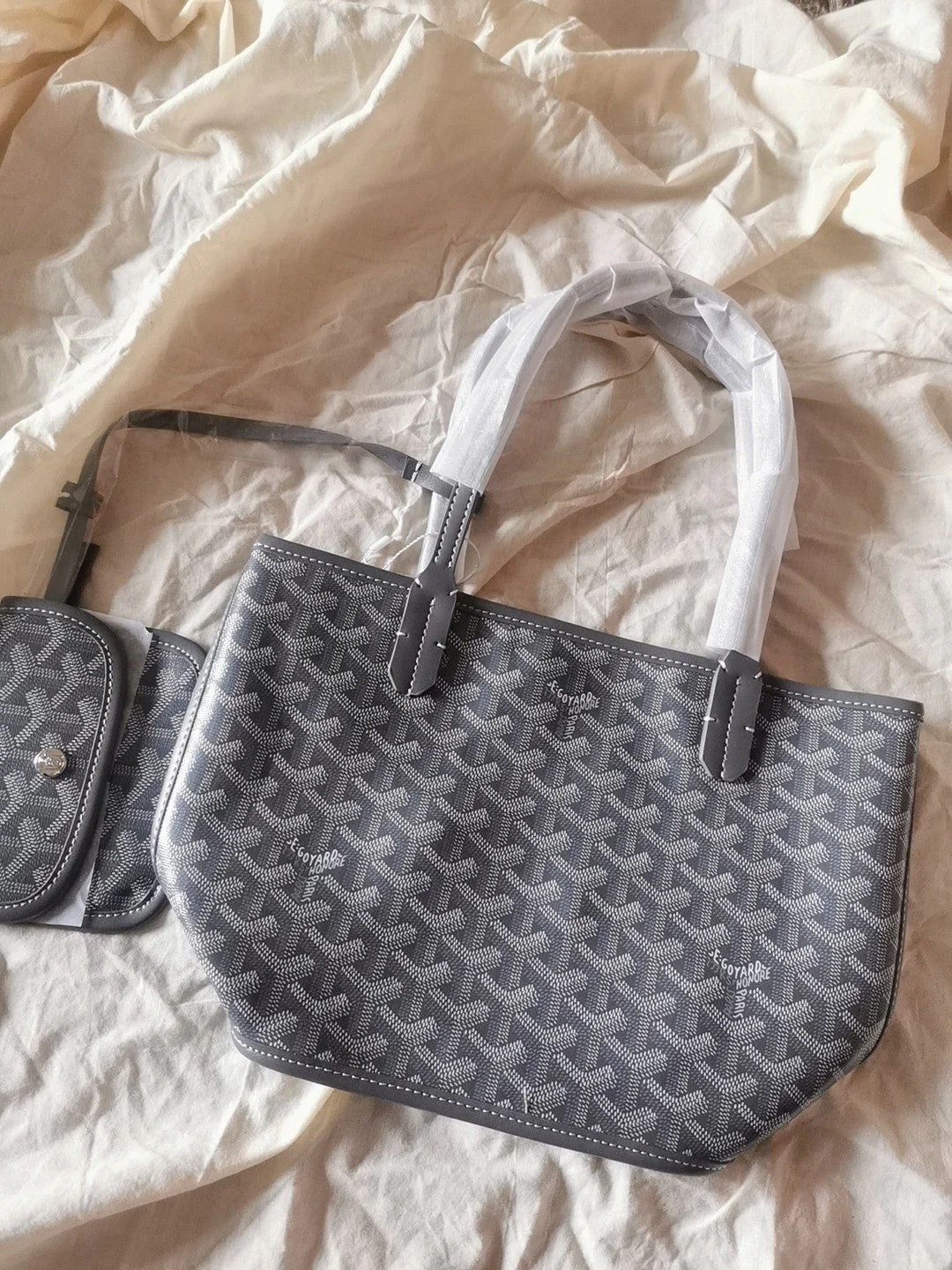 Mini 38CM Grey Canvas Bag