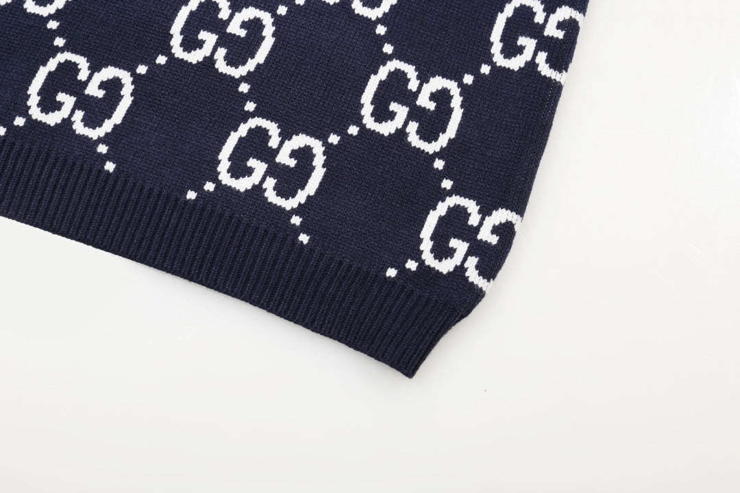 New Alphabet Jacquard Crew-Neck Sweater