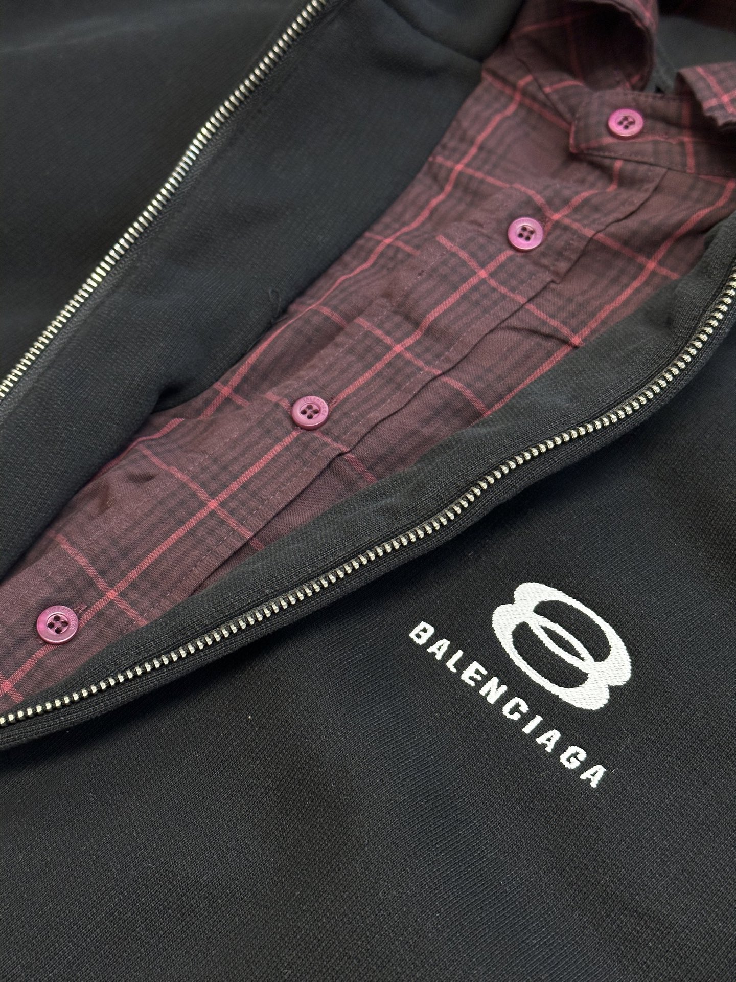 Three-Piece Zip-Up Hoodie