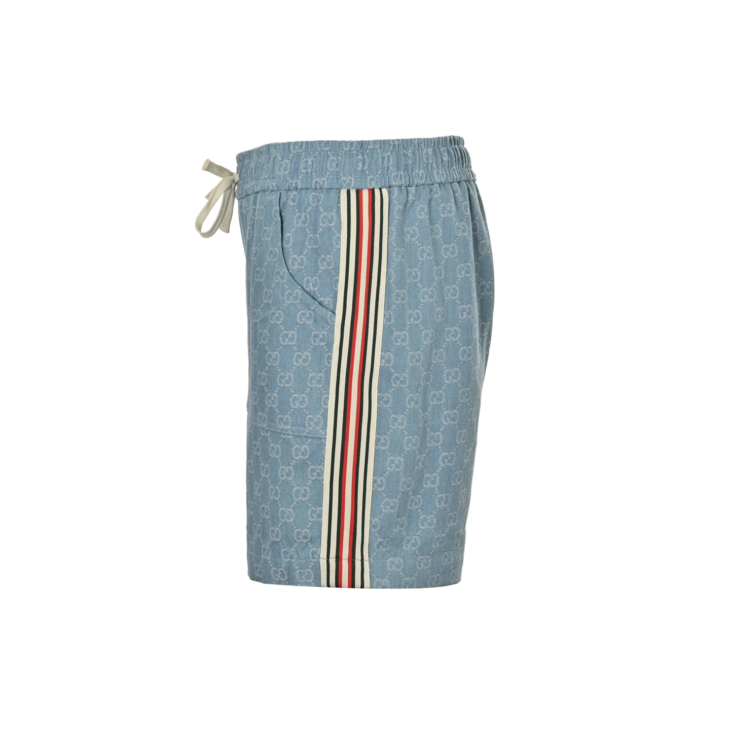 Printed ribbon shorts