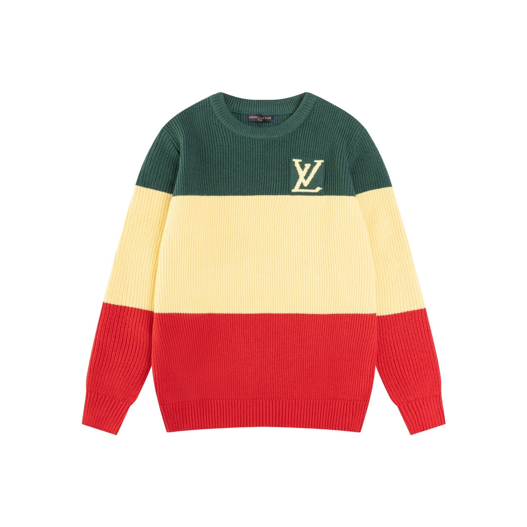 New Traffic Light Color-Matching Knit Sweater