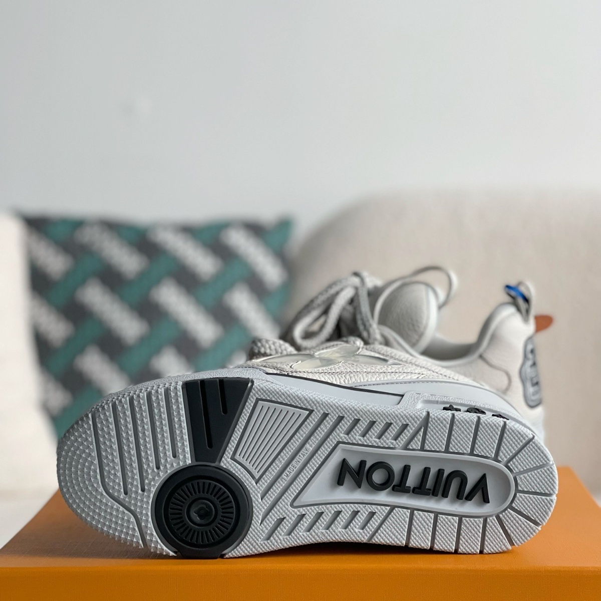 Skate Sneaker en gris Hombre