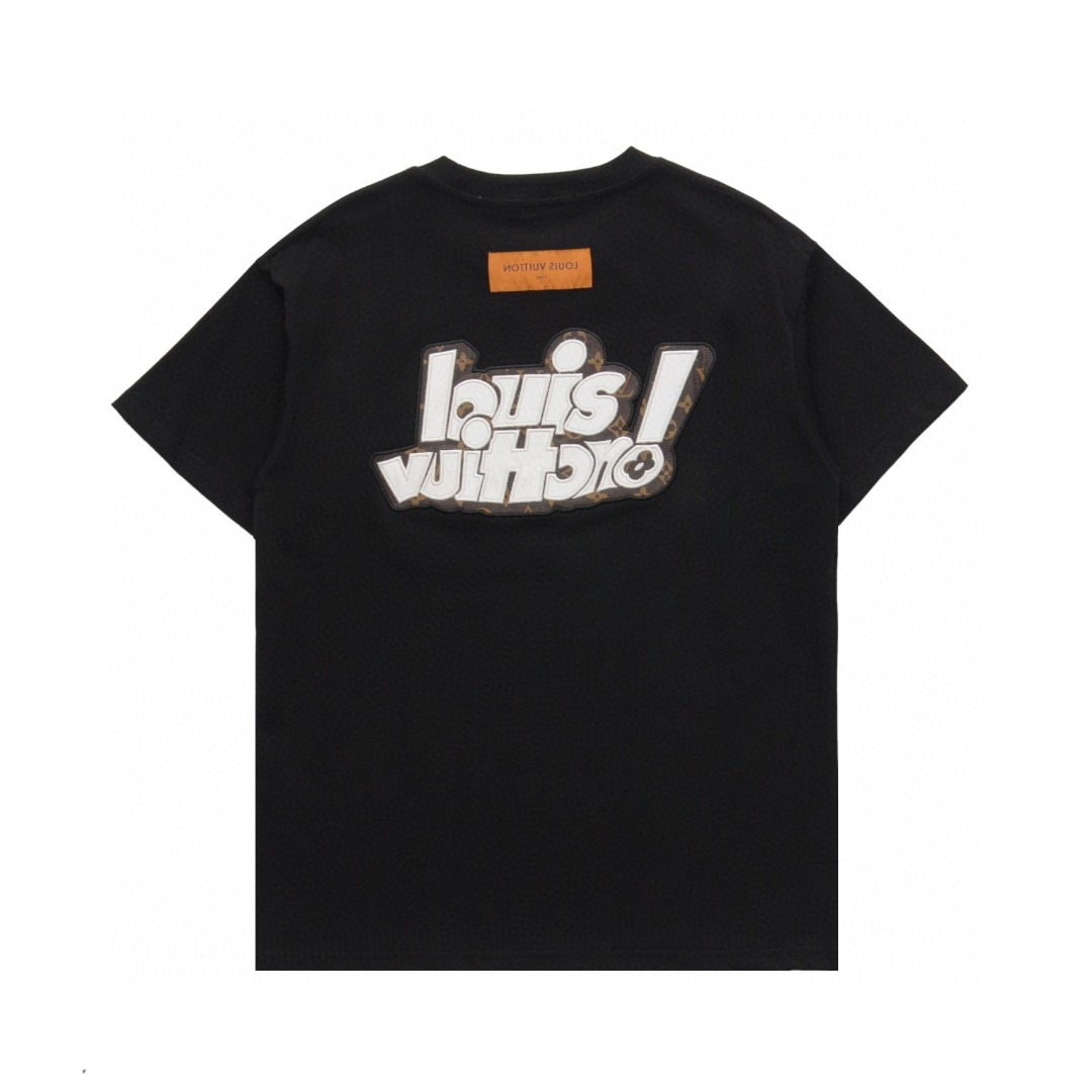 Classic leather label T-shirt