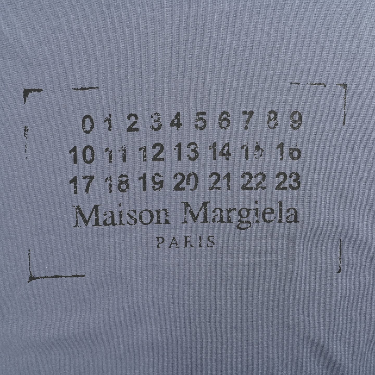 Digital distressed print T-shirt