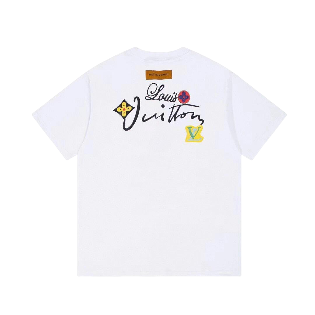 24ss floral print T-shirt