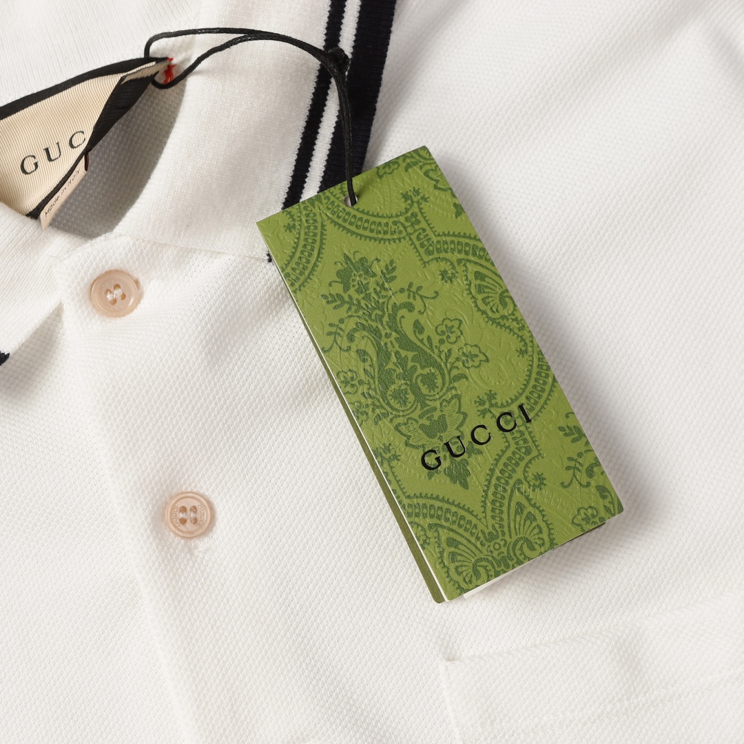 Cartoon Letter Embroidered Polo Shirt