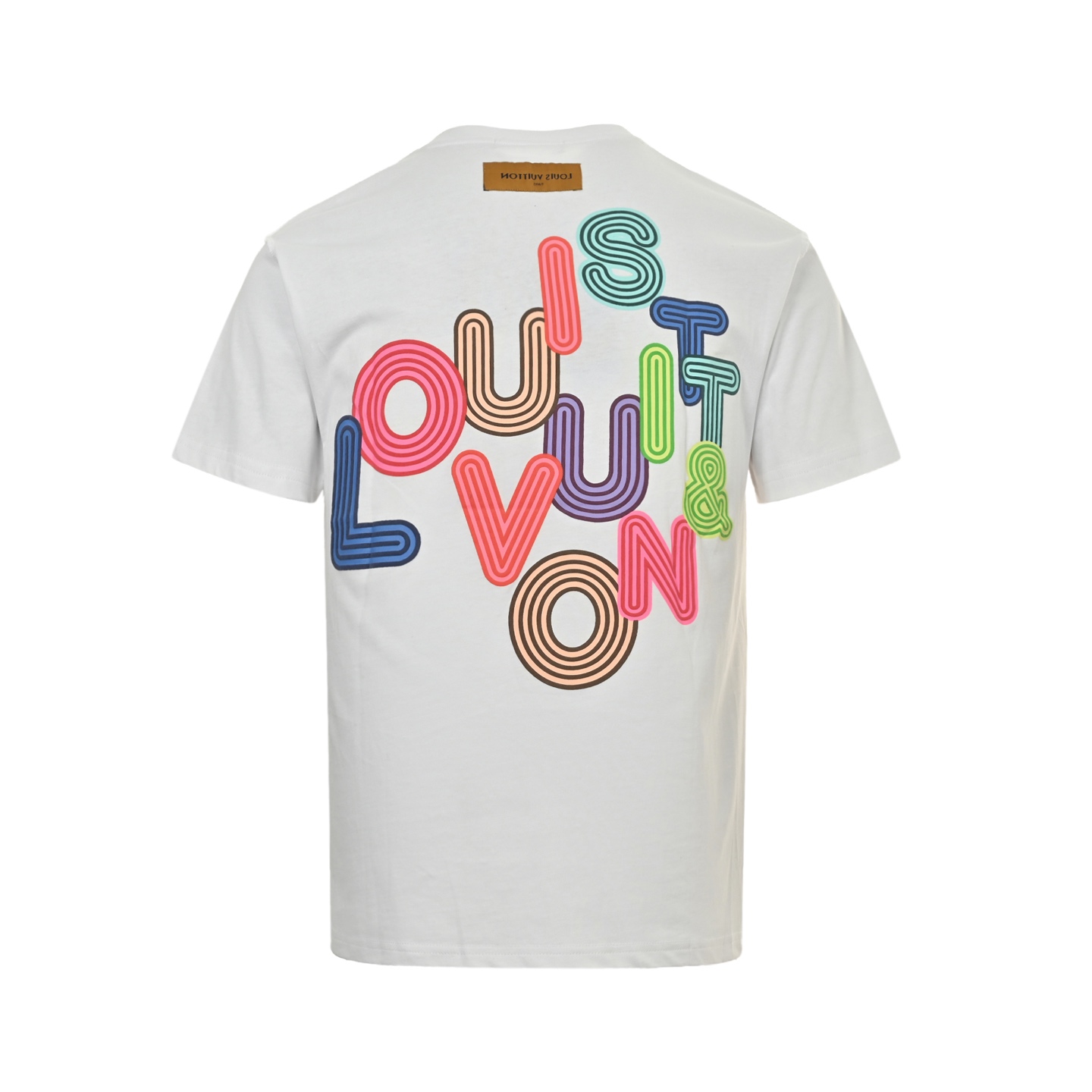 Rainbow lettering T-shirt