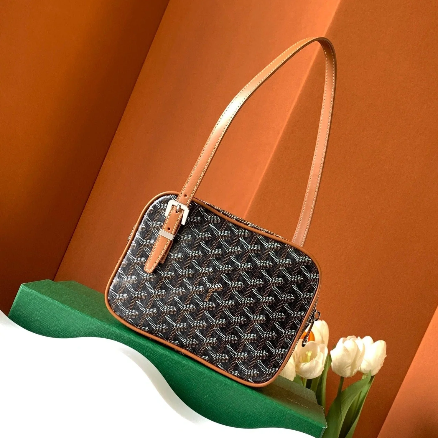 Toast Bag 21cm Black Tan