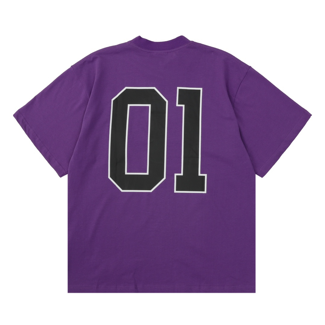 01 Lettering Distressed T-shirt