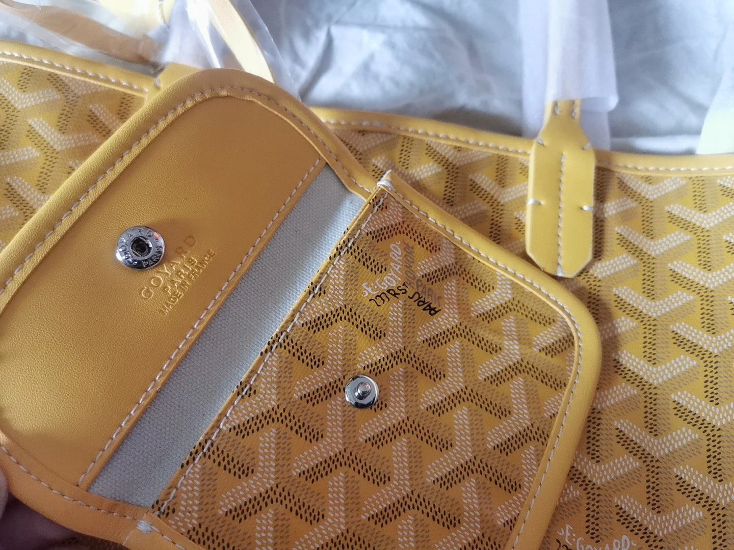 Mini 38CM Yellow Canvas Bag