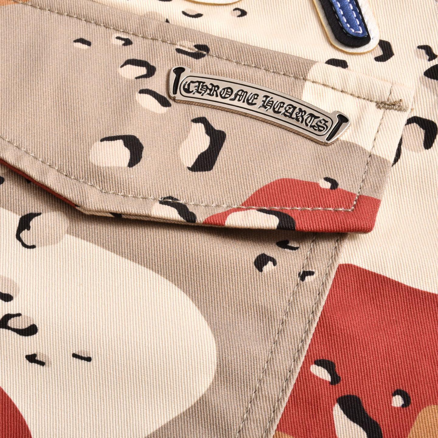 Cross camouflage short-sleeved shirt