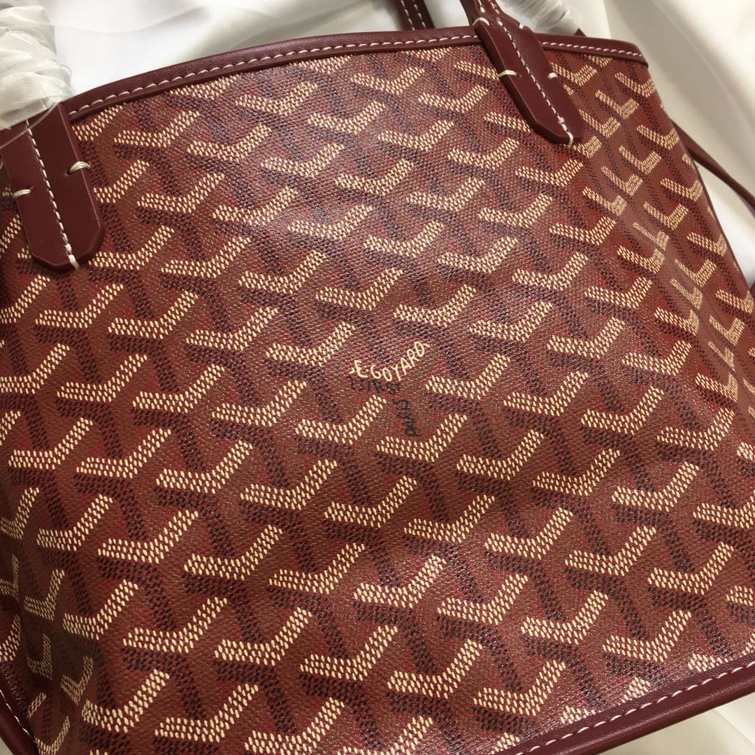 Mini 38CM Burgundy Canvas Bag