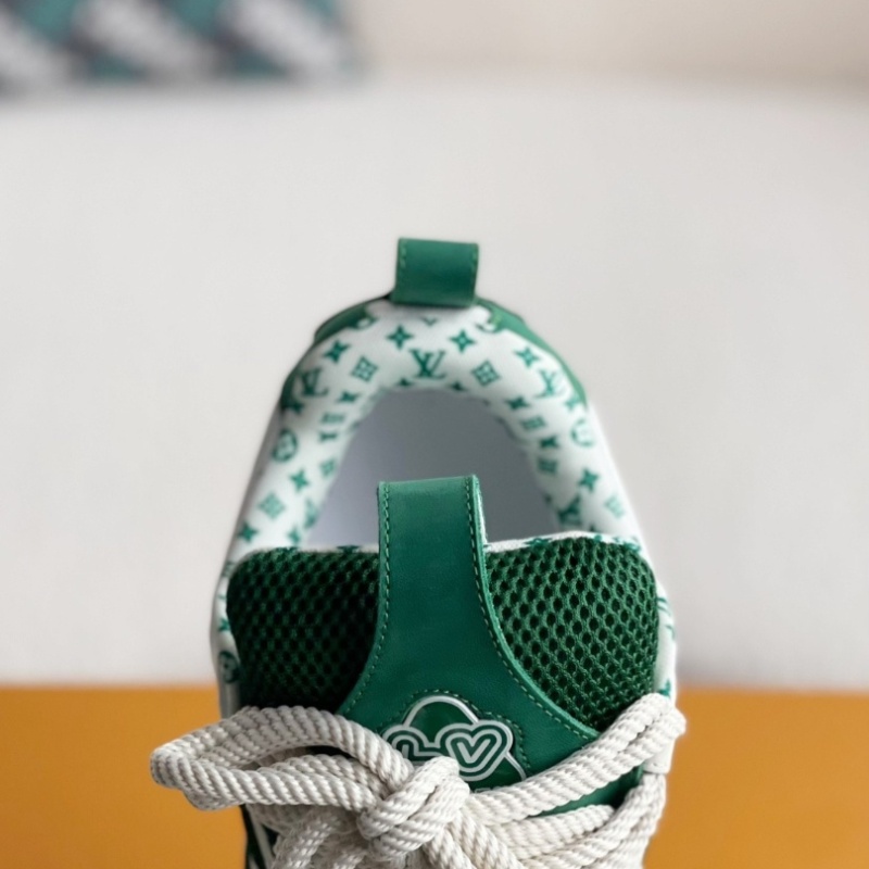 Skate Sneaker Green White Men's