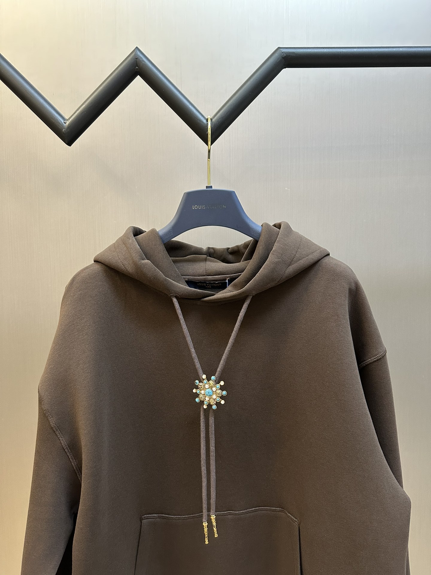 Sunflower Hardware Detail Hooded Sweatshirt