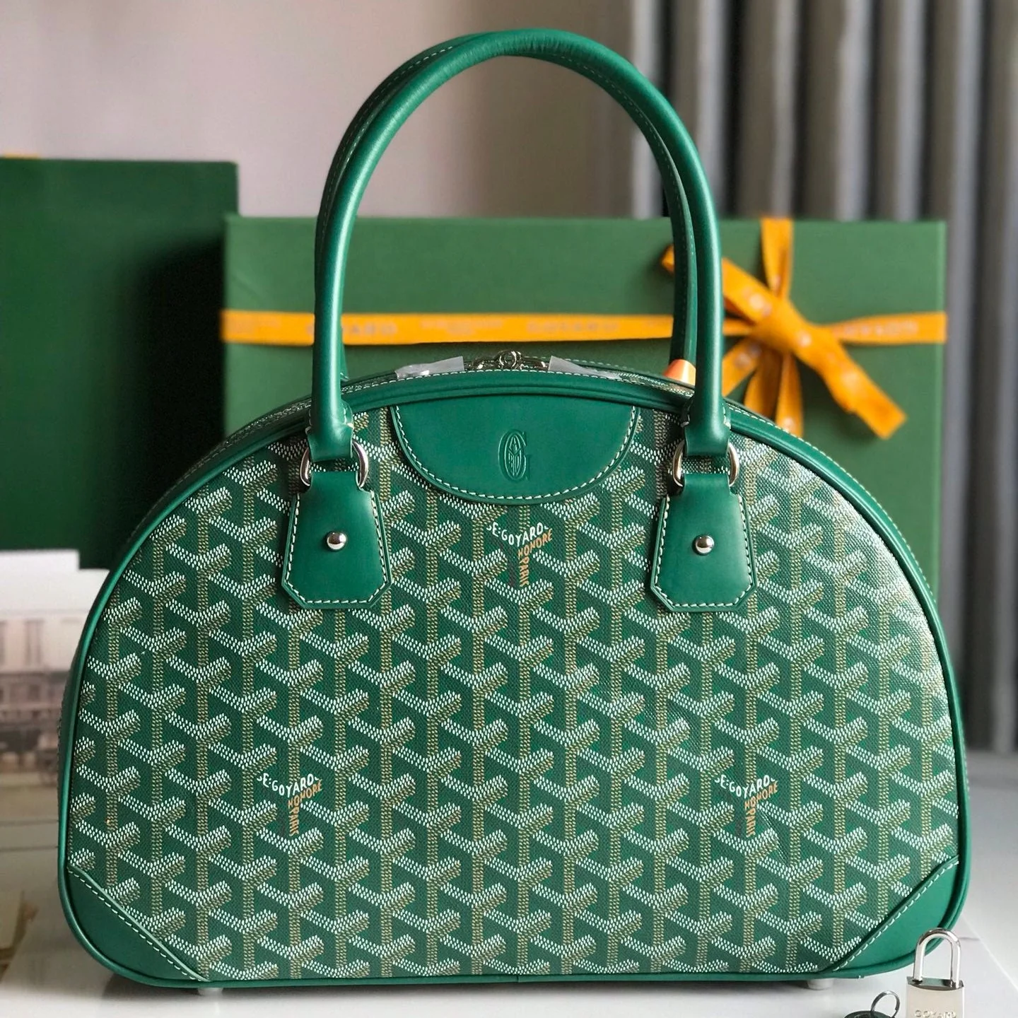 Green Calfskin Handbag