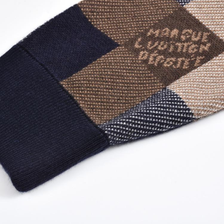 Damier Cashmere and Wool Hoodie