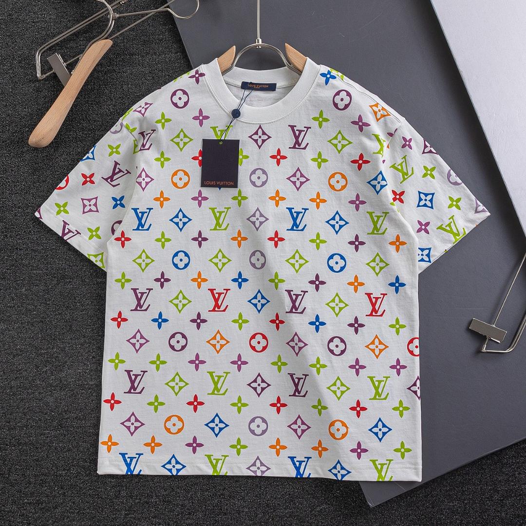 Colorful printed foam T-shirt