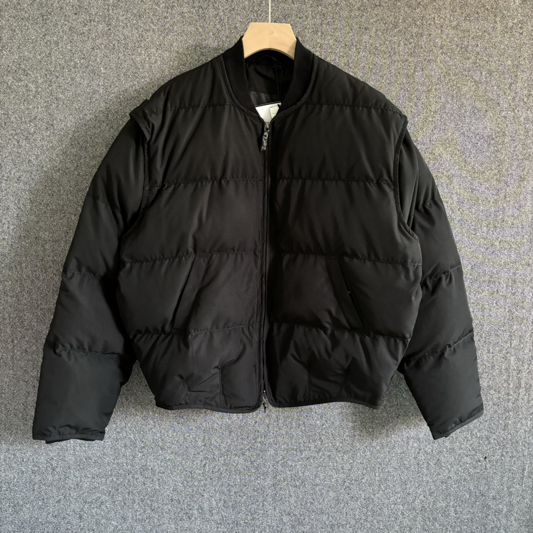 New Winter Black Down Jacket