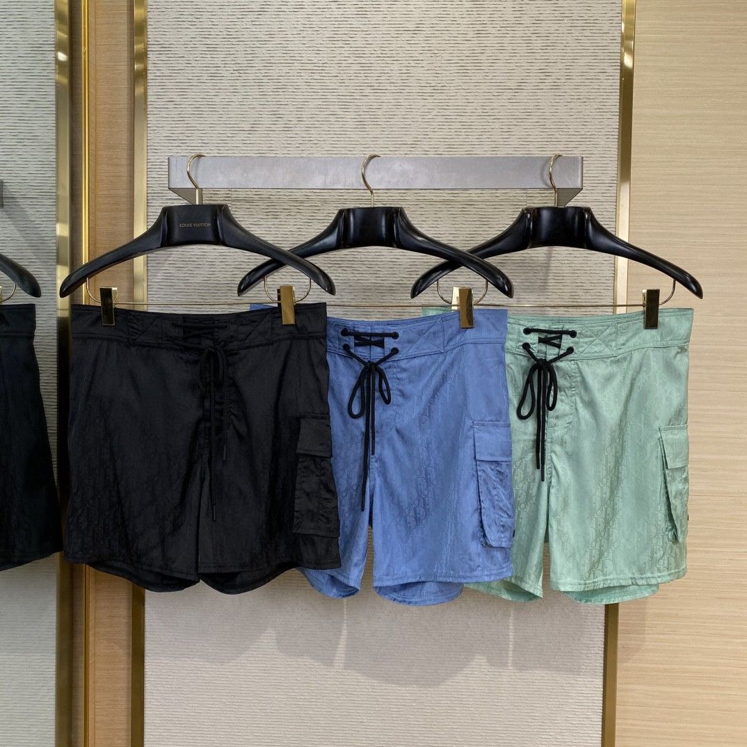 Logo Jacquard Beach Shorts