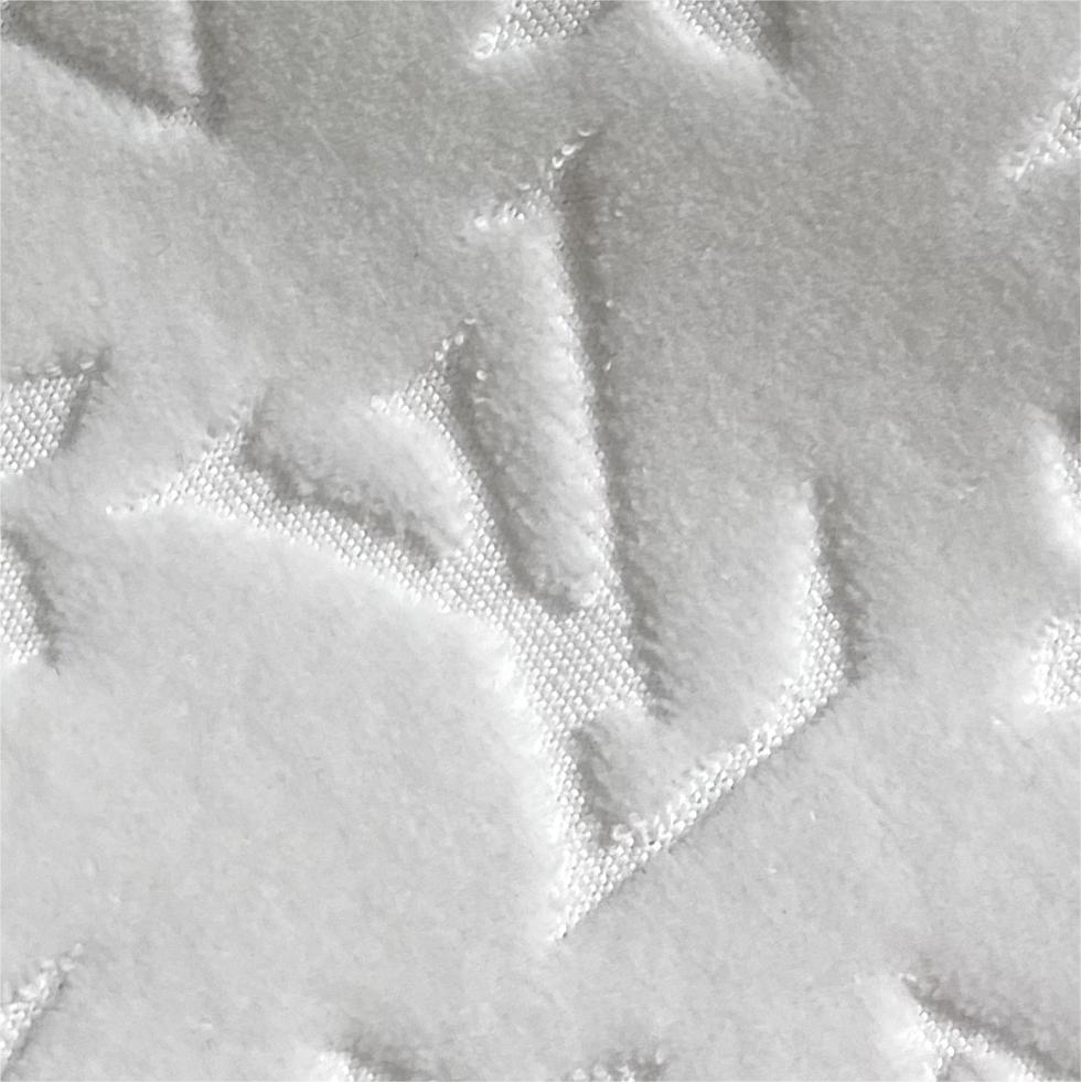 Towel flocking monogram jacquard short-sleeved T-shirt