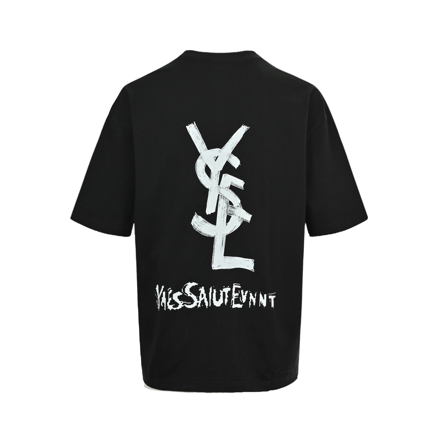 Graffiti print short-sleeved T-shirt