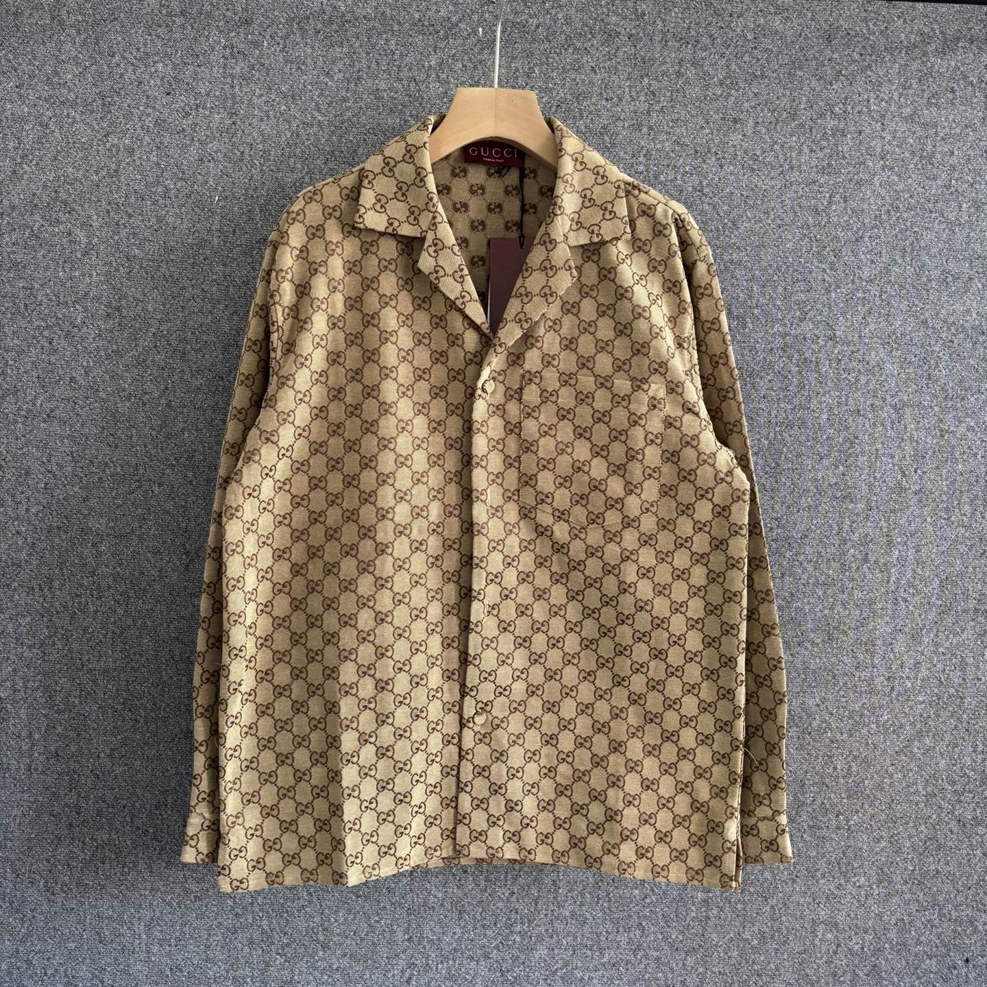 Linen Print Blend Shirt