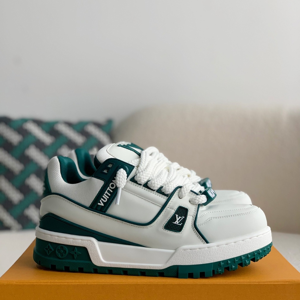 Trainer Maxi Sneaker white Green