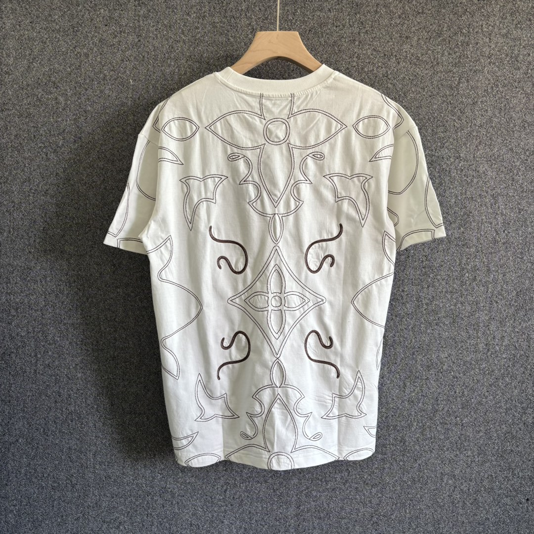 Knitted Crew Neck Cotton T shirt