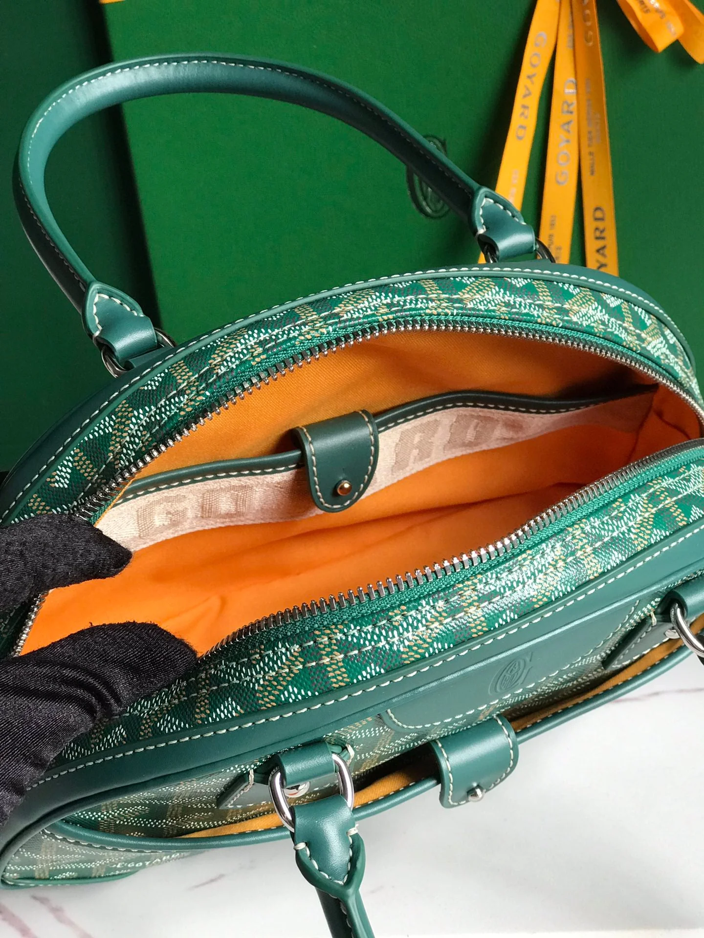 Green Canvas Mini Bag