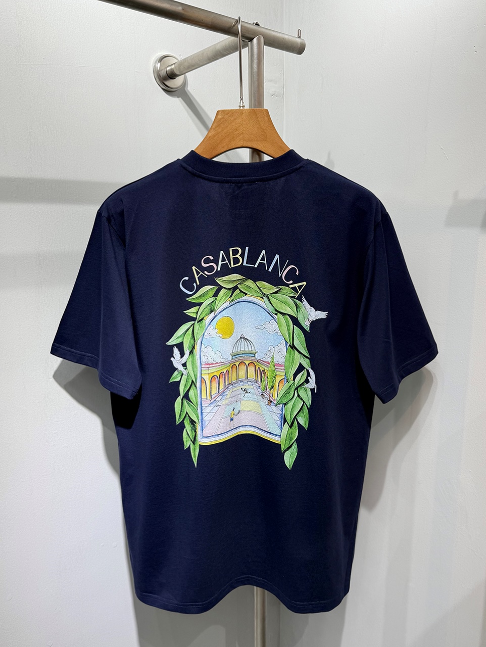 Casablanca Digital printed round neck T-shirt