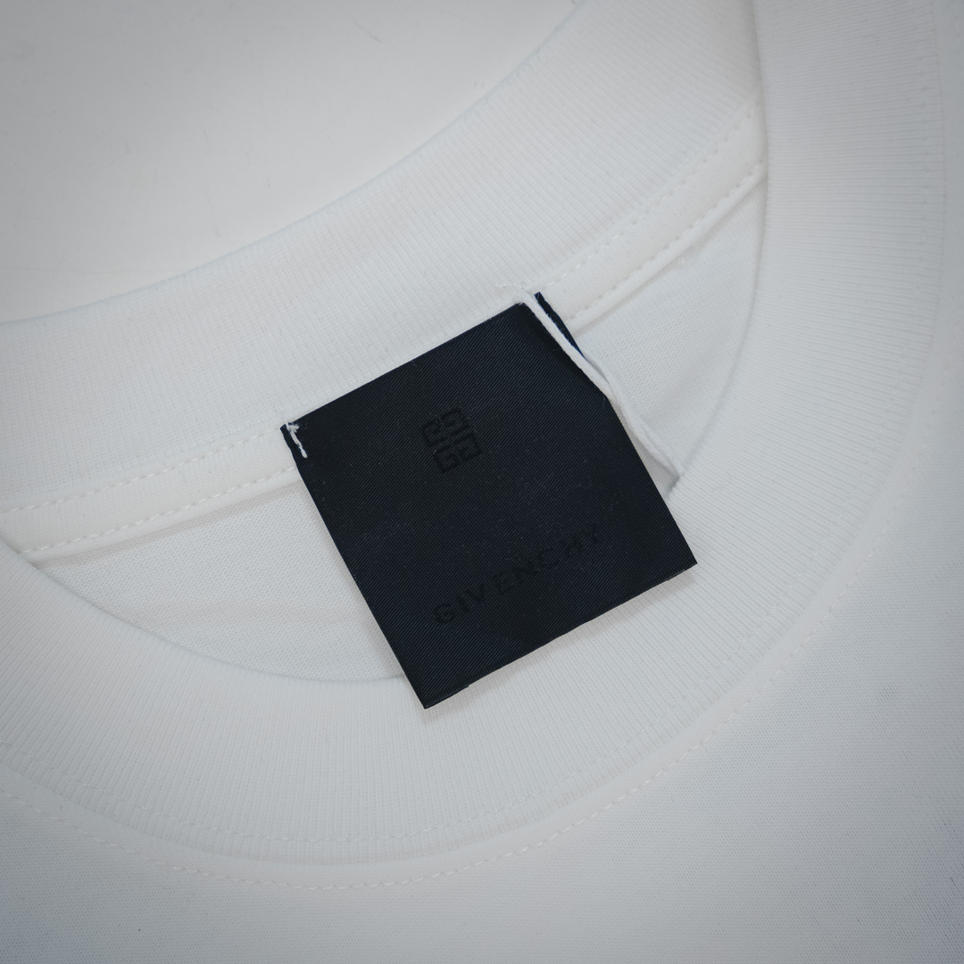 25ss graffiti cursive short-sleeved T-shirt