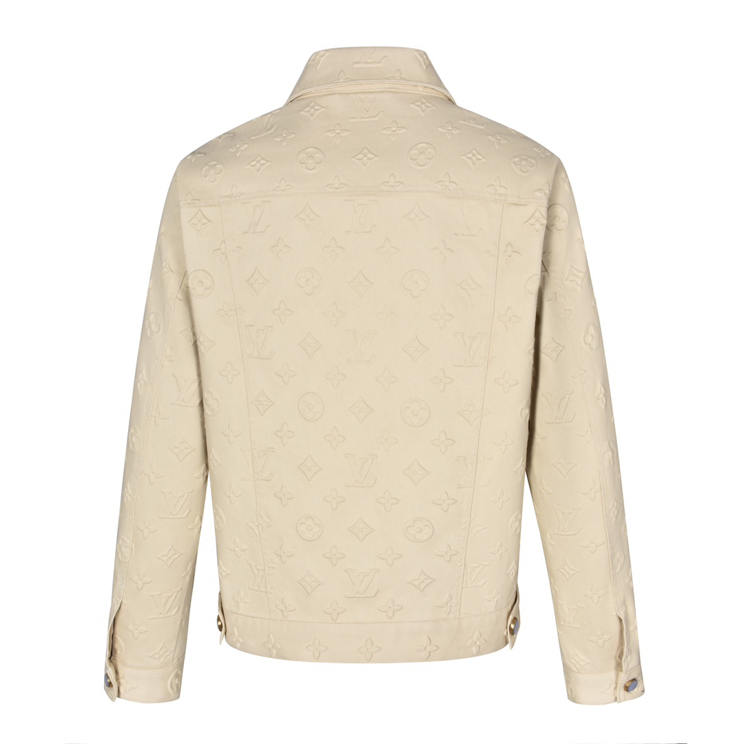 All over printed embossed jacket