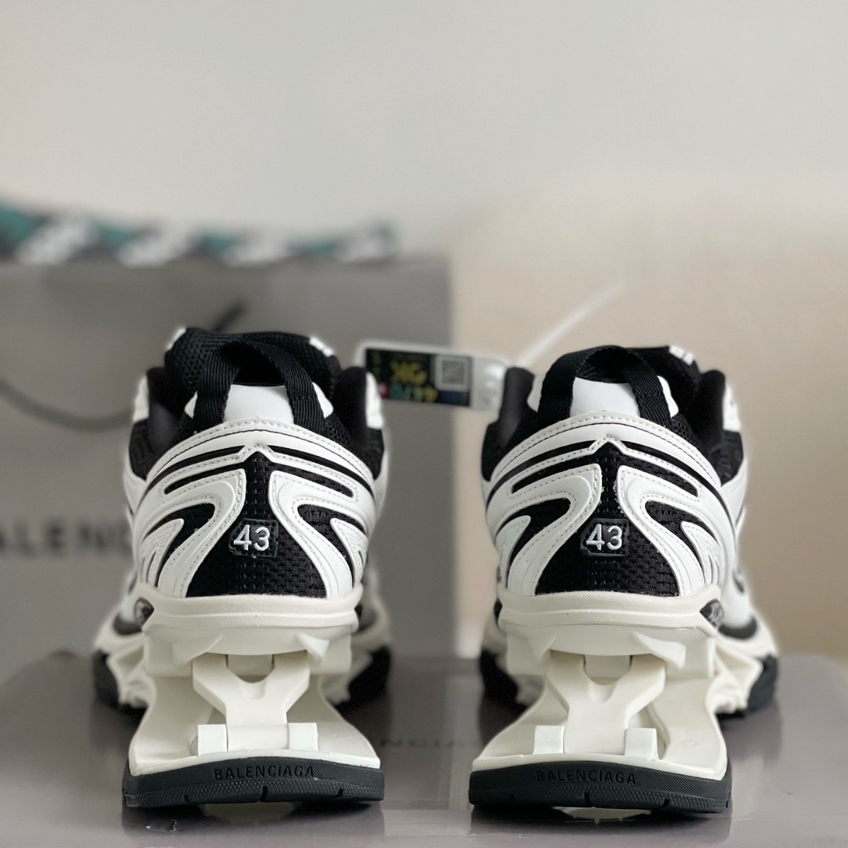 BalenciagaX-Pander White\black Spring Shoes