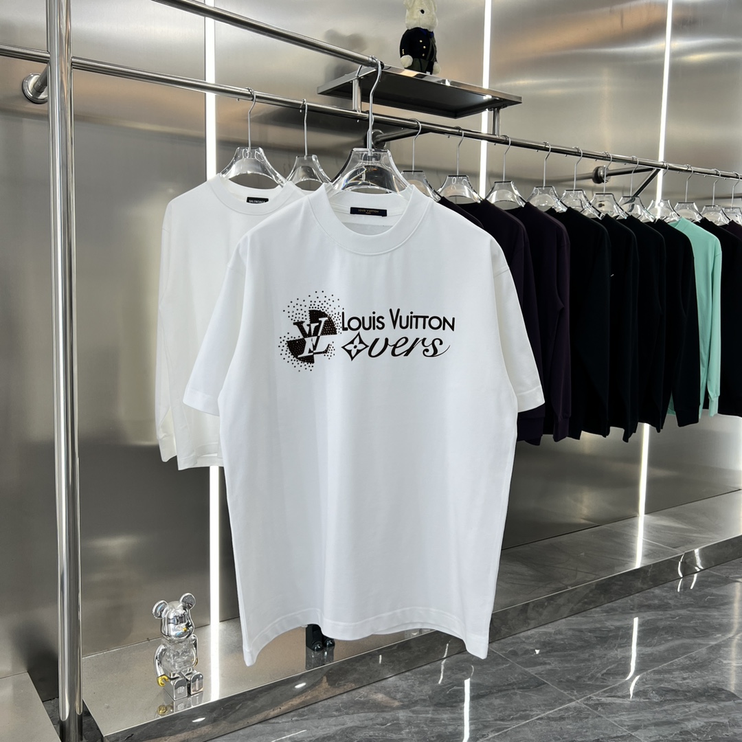 3D Silicone Hot Diamond Letter T-shirt