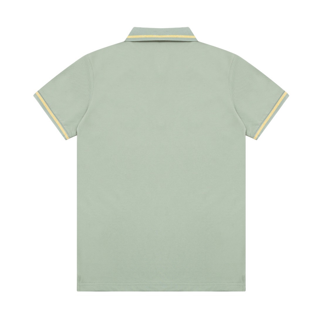 Gold Embroidery Polo Shirt