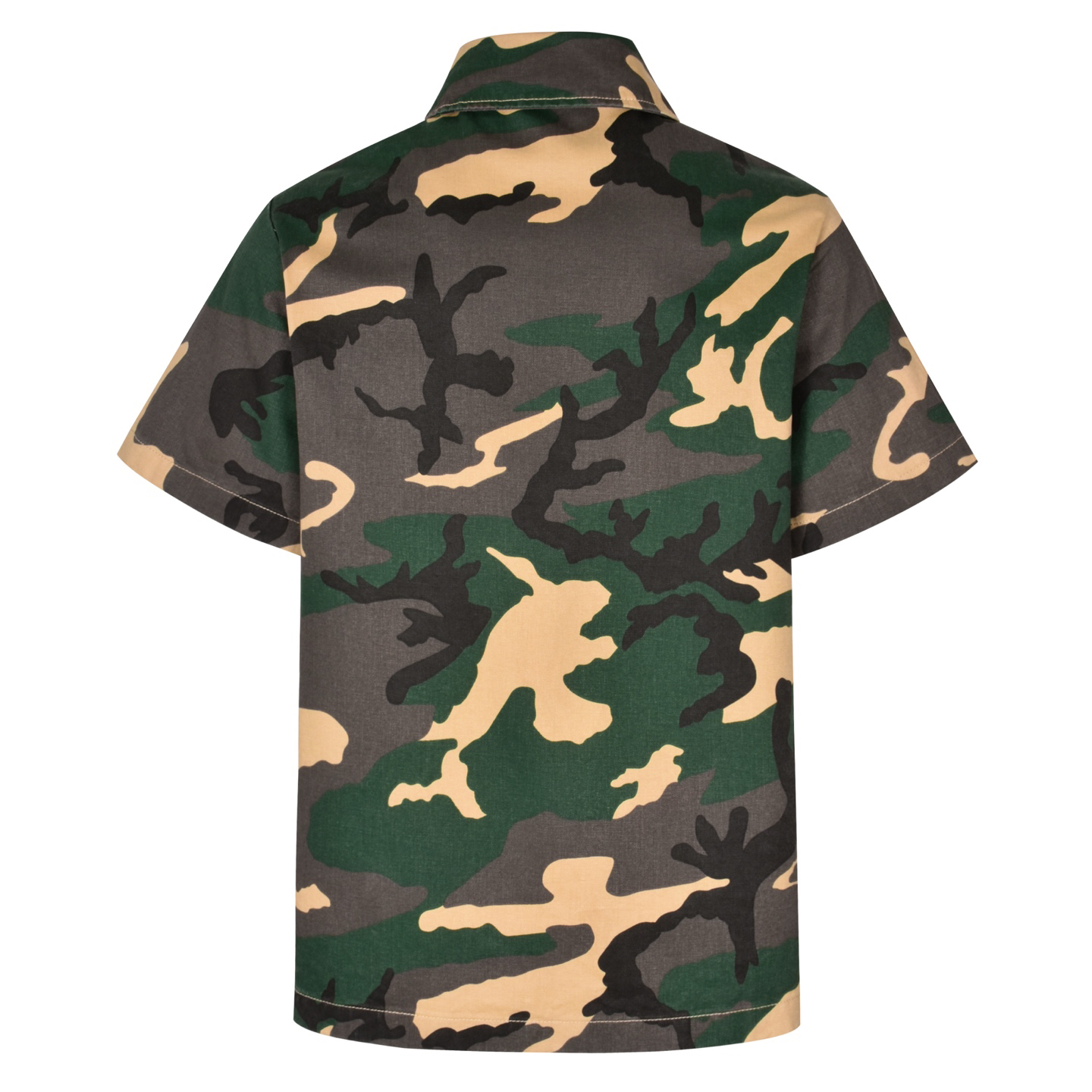 Cross camouflage short-sleeved shirt