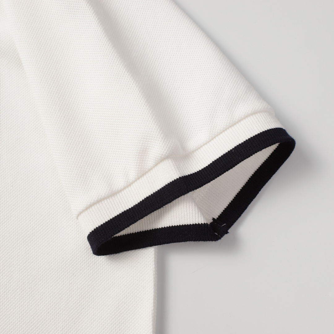 Cartoon Letter Embroidered Polo Shirt