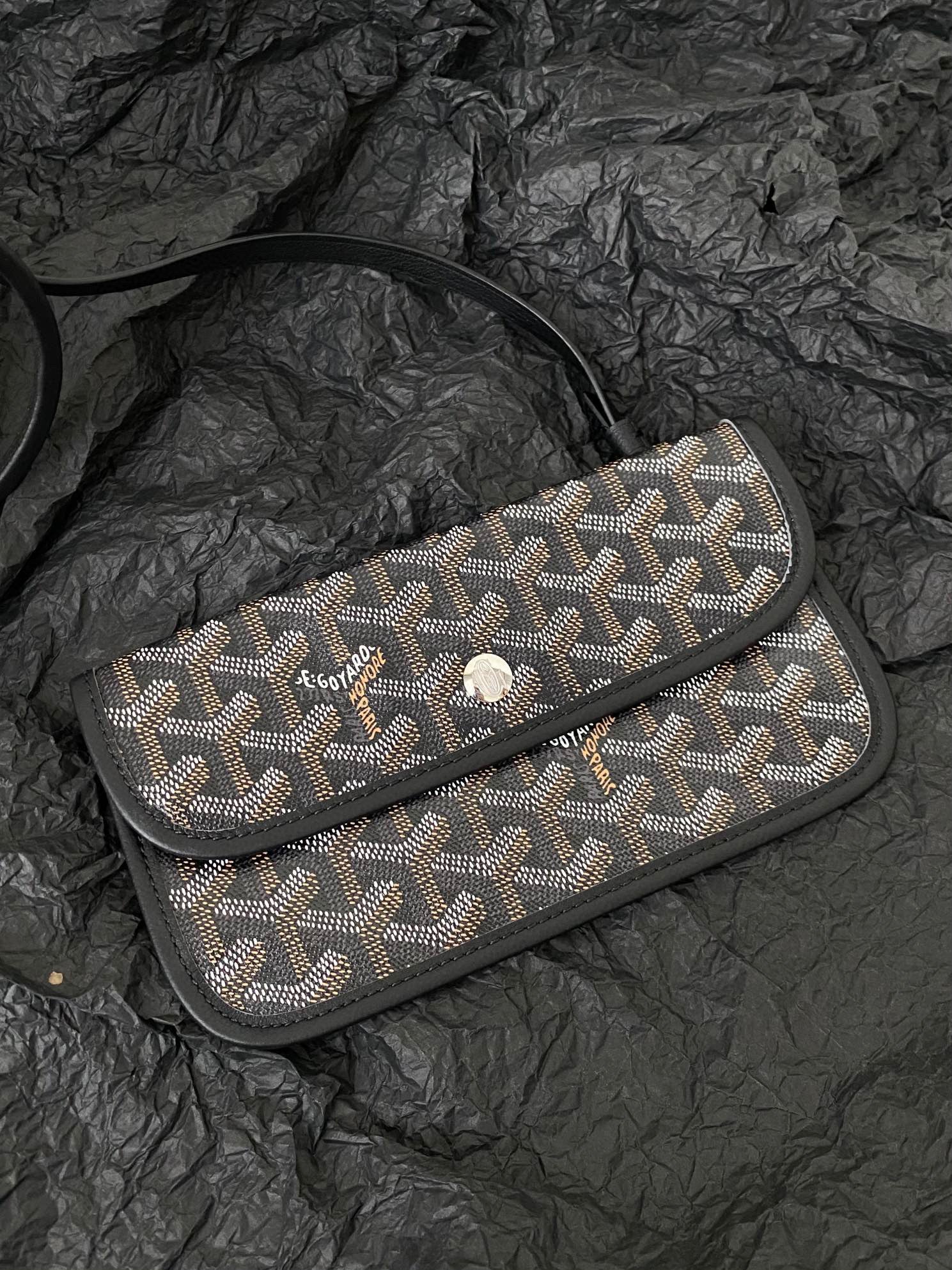 Black Brown Shopping Bag