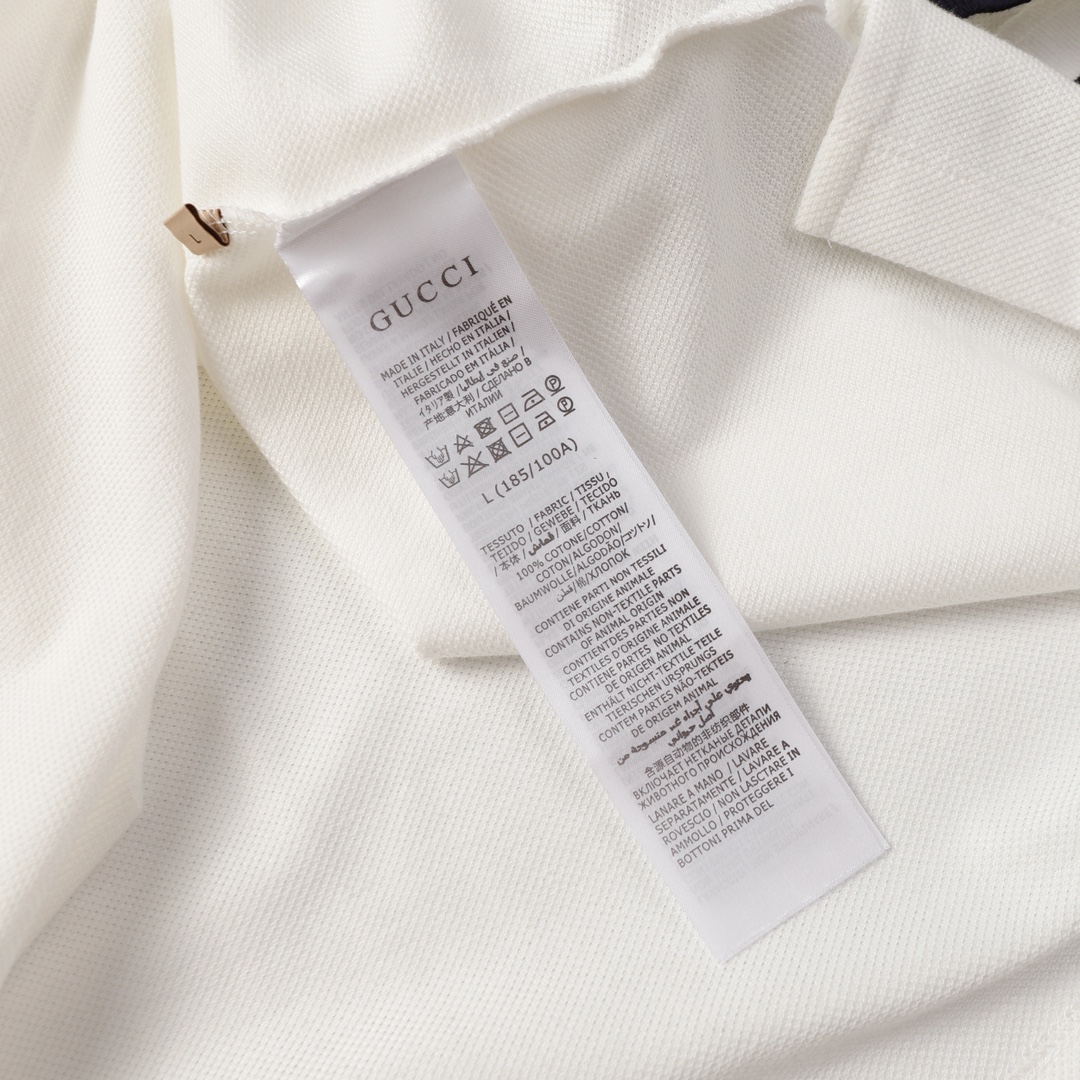 Cartoon Letter Embroidered Polo Shirt