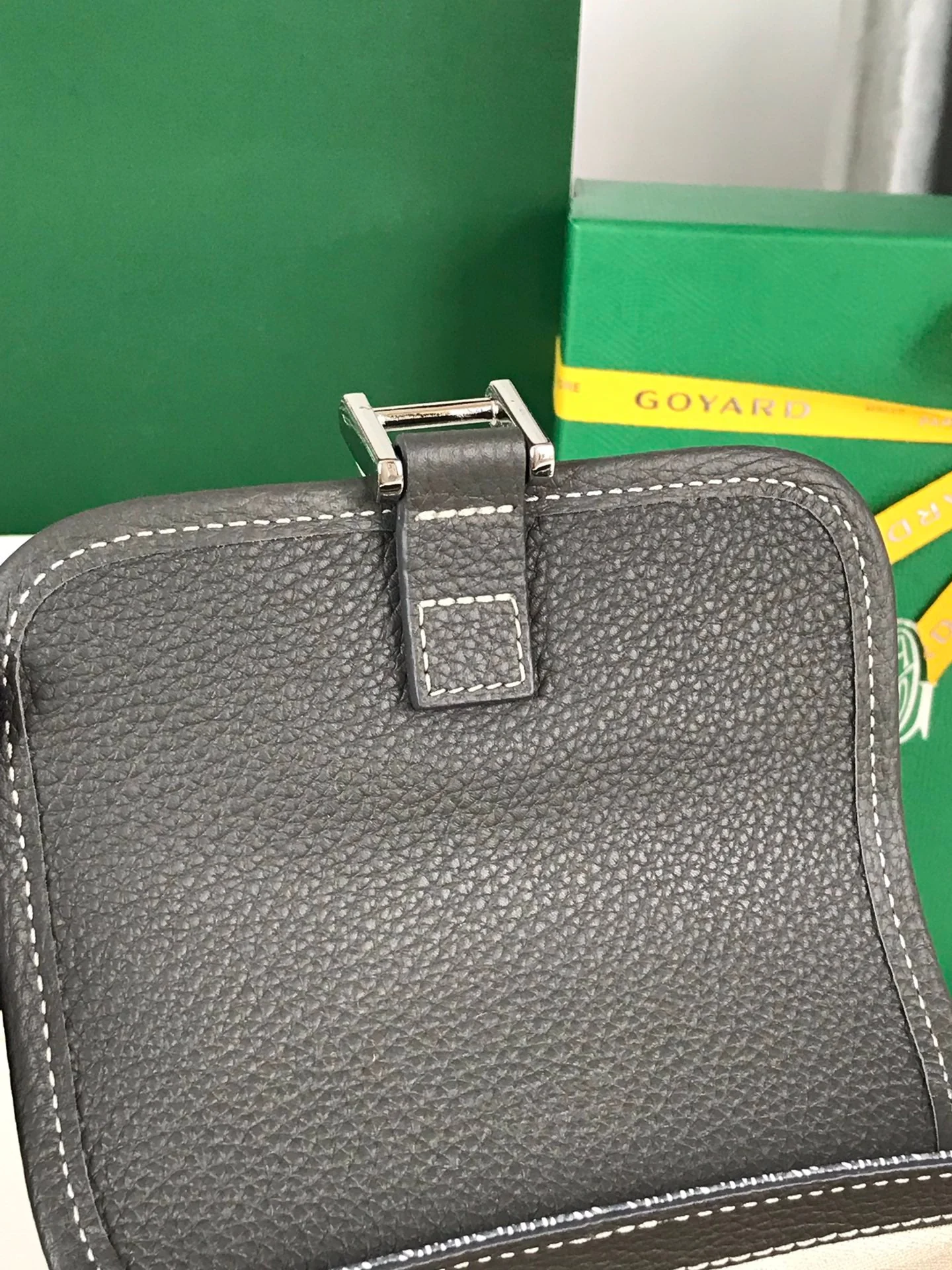 Grey Canvas Cosmetic Box