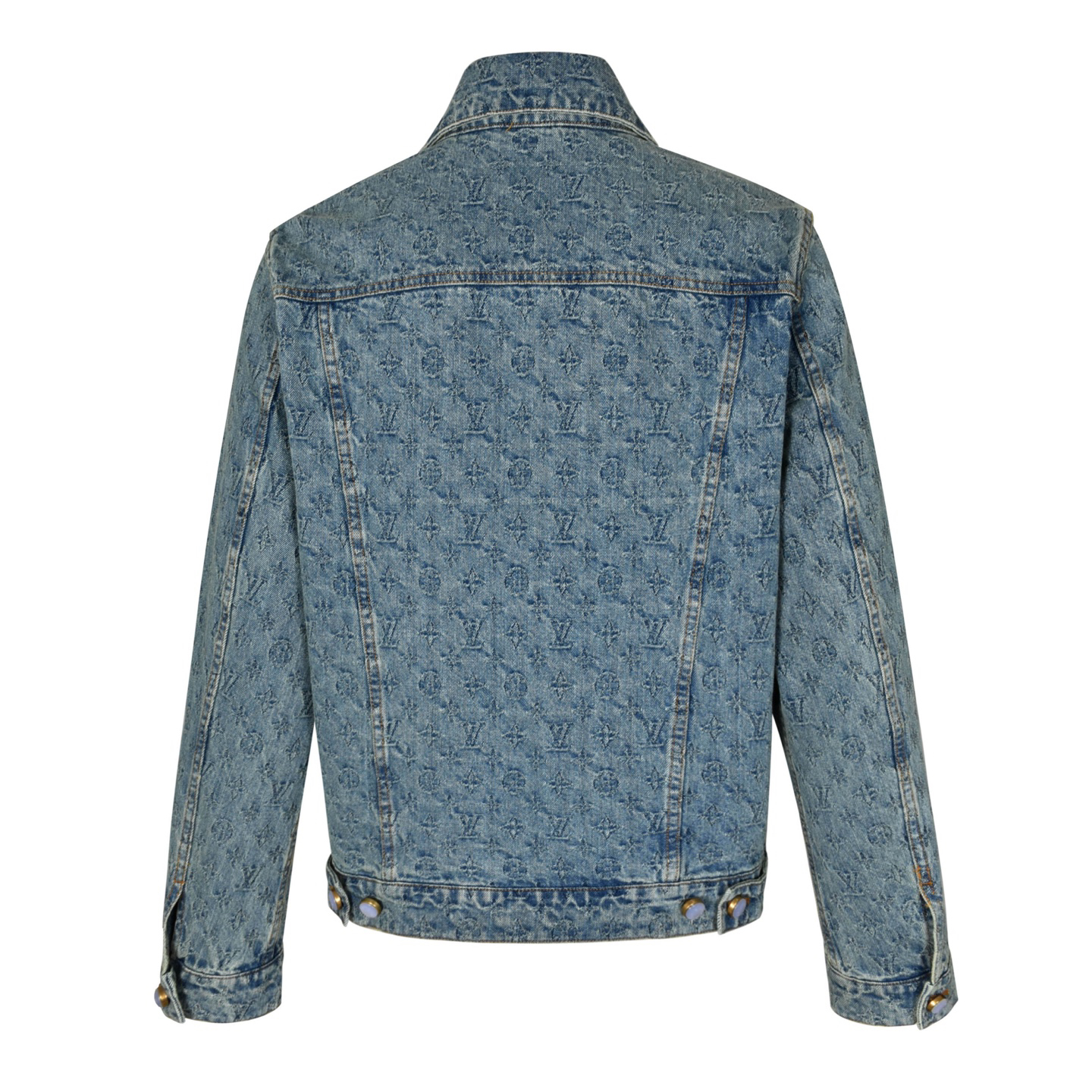 New Jacquard Denim Long Sleeve Jacket