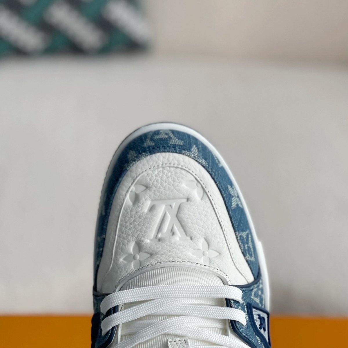 Monogram Blue Denim Sneaker