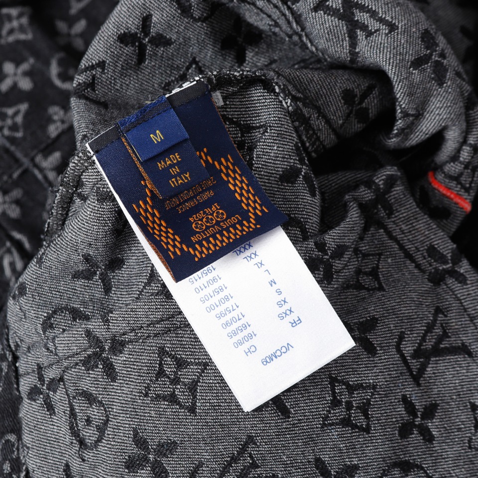 Artistic portrait embroidered denim jacket