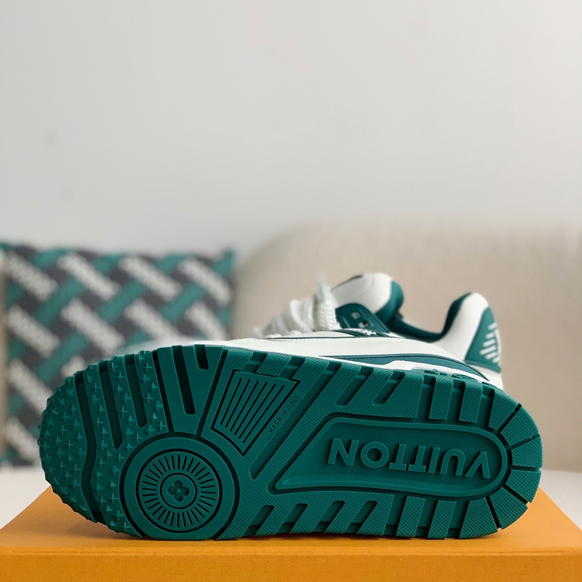 Trainer Maxi Sneaker white Green