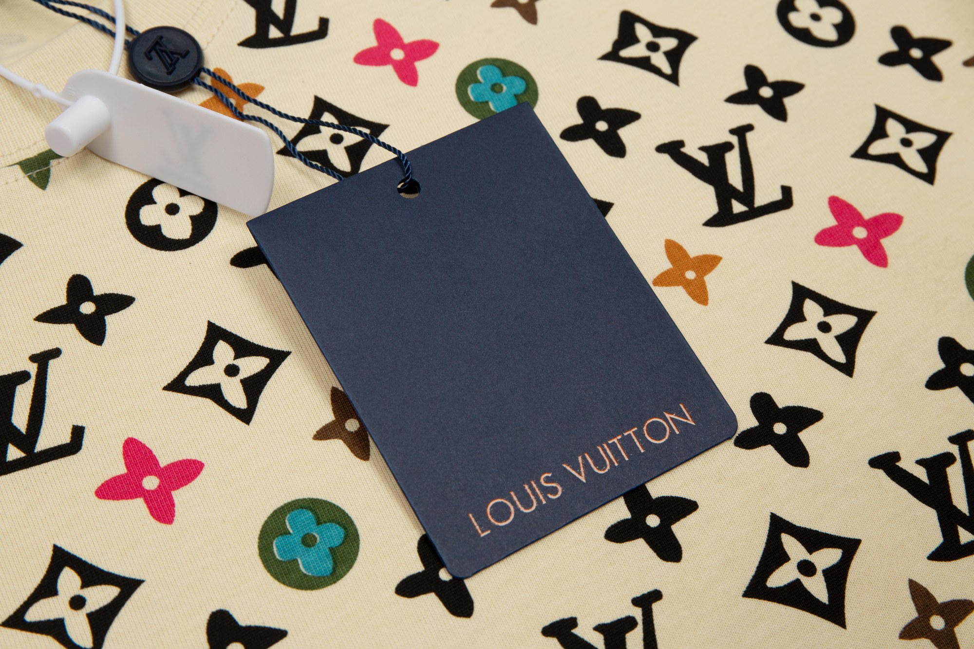 Men's short-sleeved shirt with puppy logo print