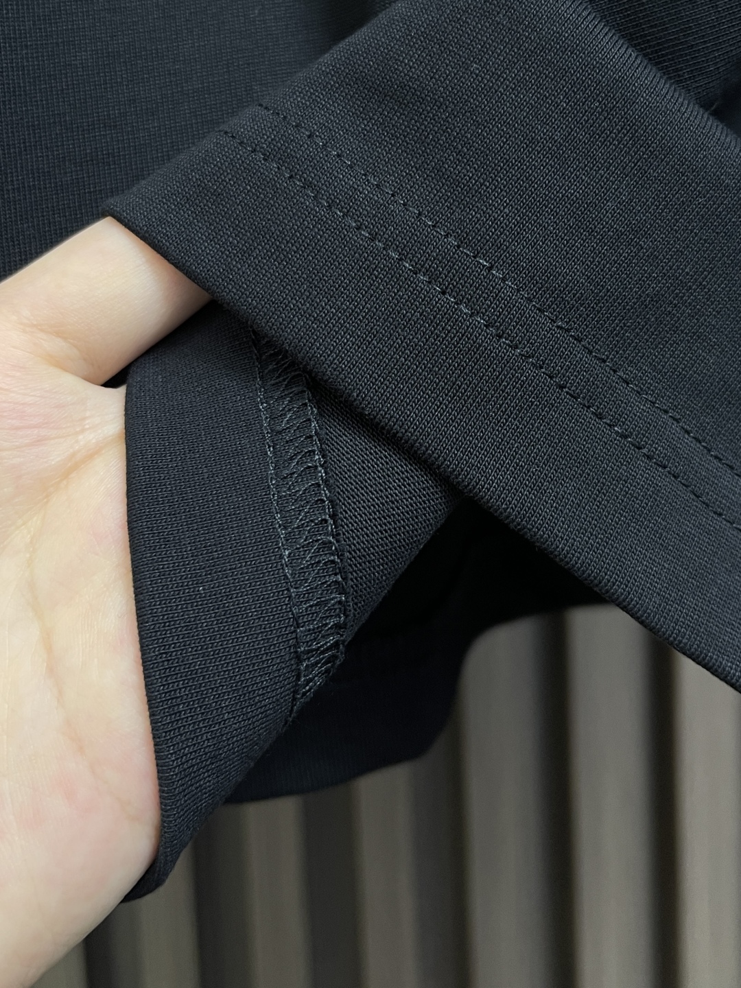 2025ss rubber lettering short-sleeved T-shirt