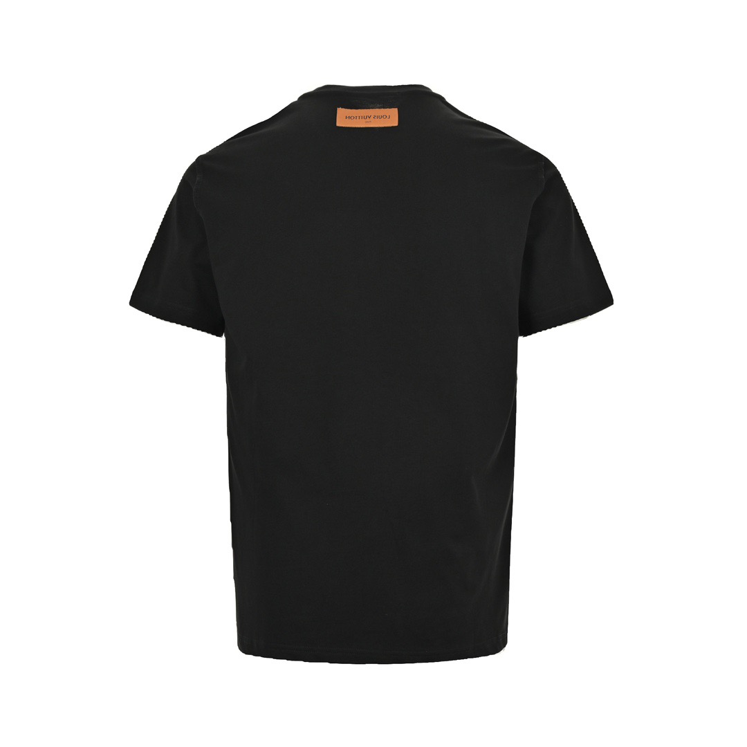 Embroidered three-flower short sleeves