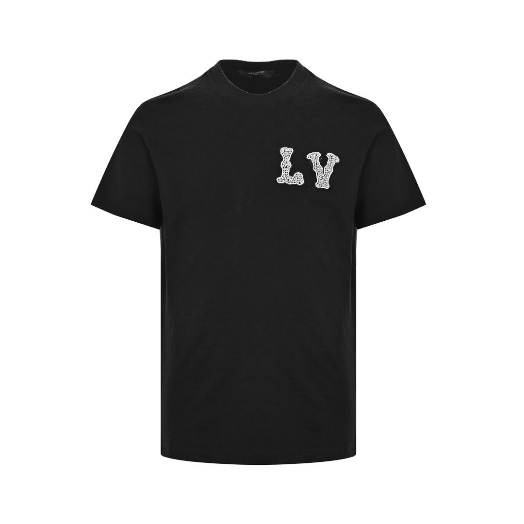 Rhinestone lettering T-shirt