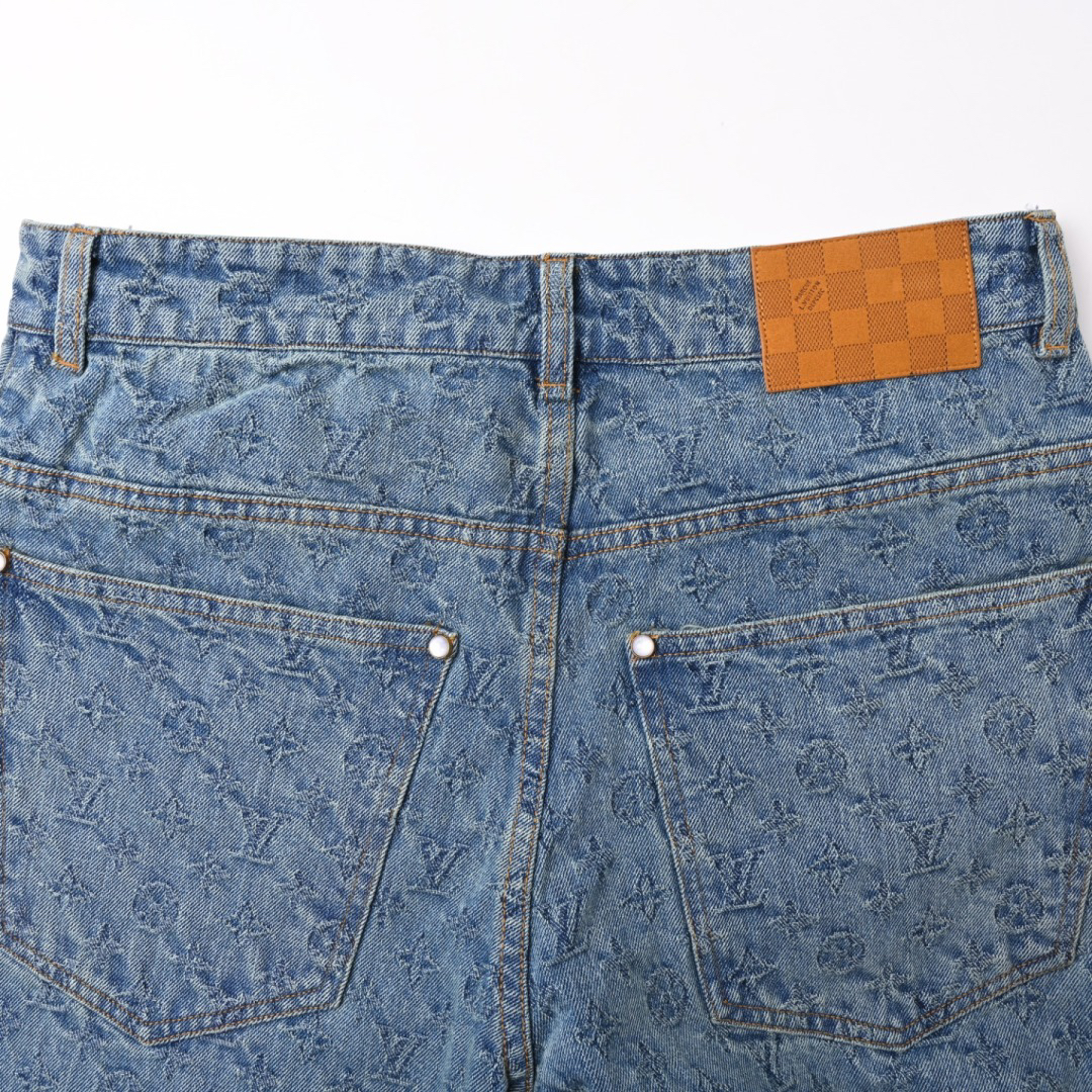 New Style Monogram Straight Trousers